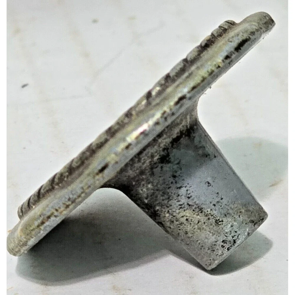 4 Vintage National Lock Antique Gold 1-1/2" Rope Braid Furniture Knob 63-3469 - Picture 14 of 14